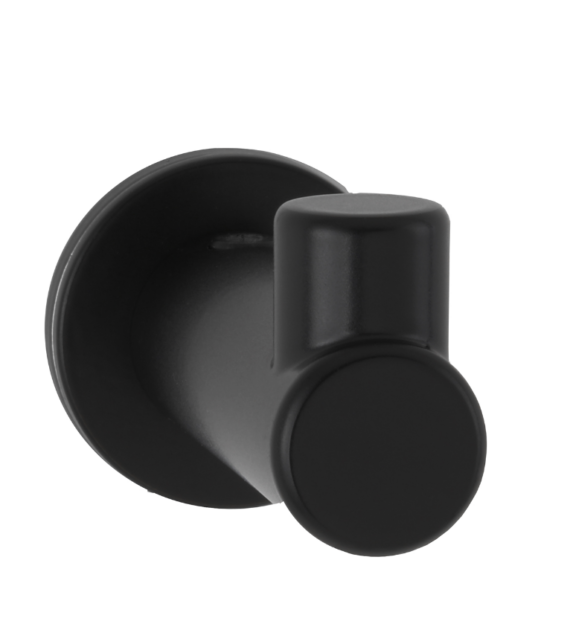 Bobrick B-9542.MBLK Fino Collection  Surface-Mounted Coat Hook, Matte Black